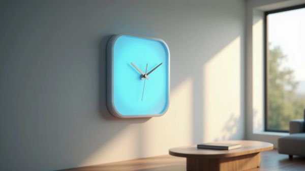 Transformer votre espace avec une horloge led murale design